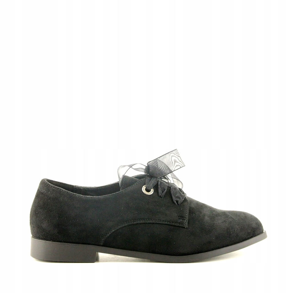 iBUTY Polobotky Vázané Stuhou 0001 Černé Semiš 40