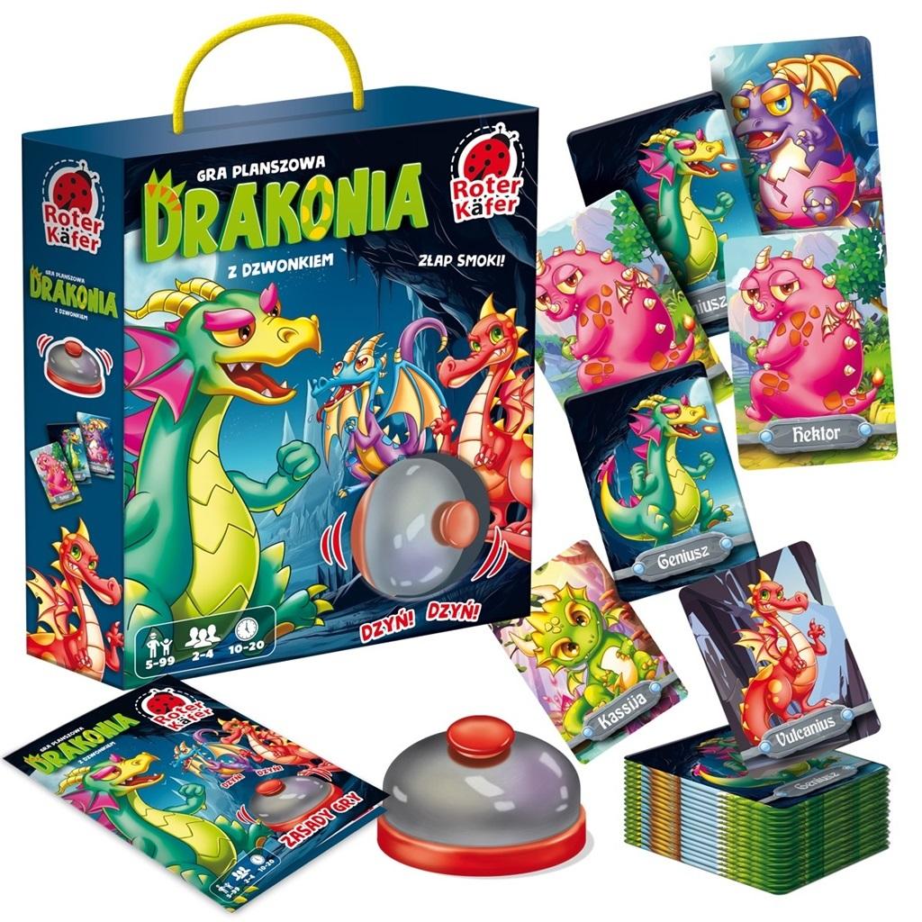 Towarzyska Gra Planszówa Planszówka Dla Dziecka 8 Latka Złap smoki