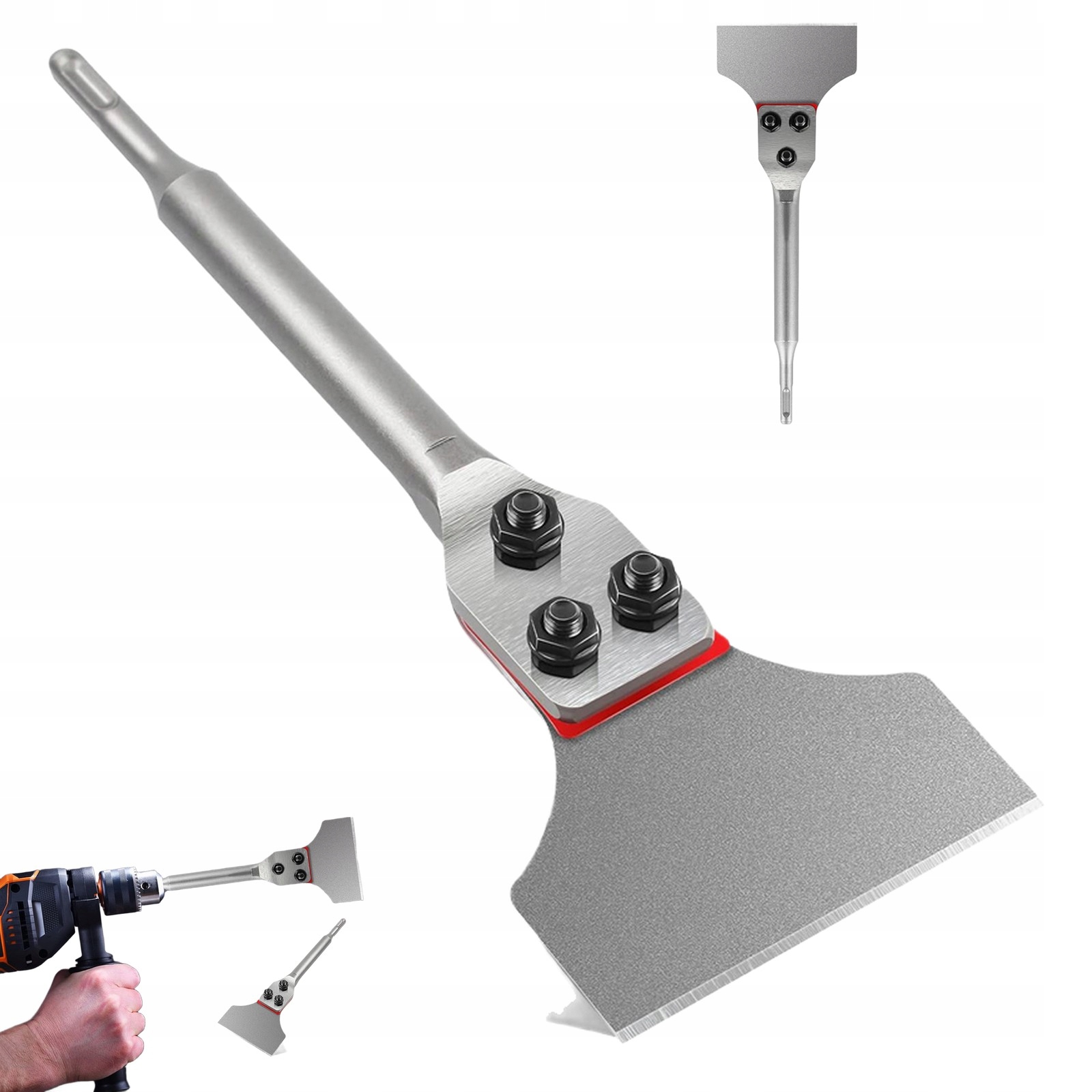 Dláto Sds Plus Široké 300 X 100 MM Pro Odstraňování Dlaždic A Lepidla