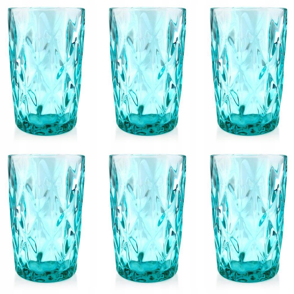 

Zestaw szklanek do wody soku 6 szt szkło 300 ml