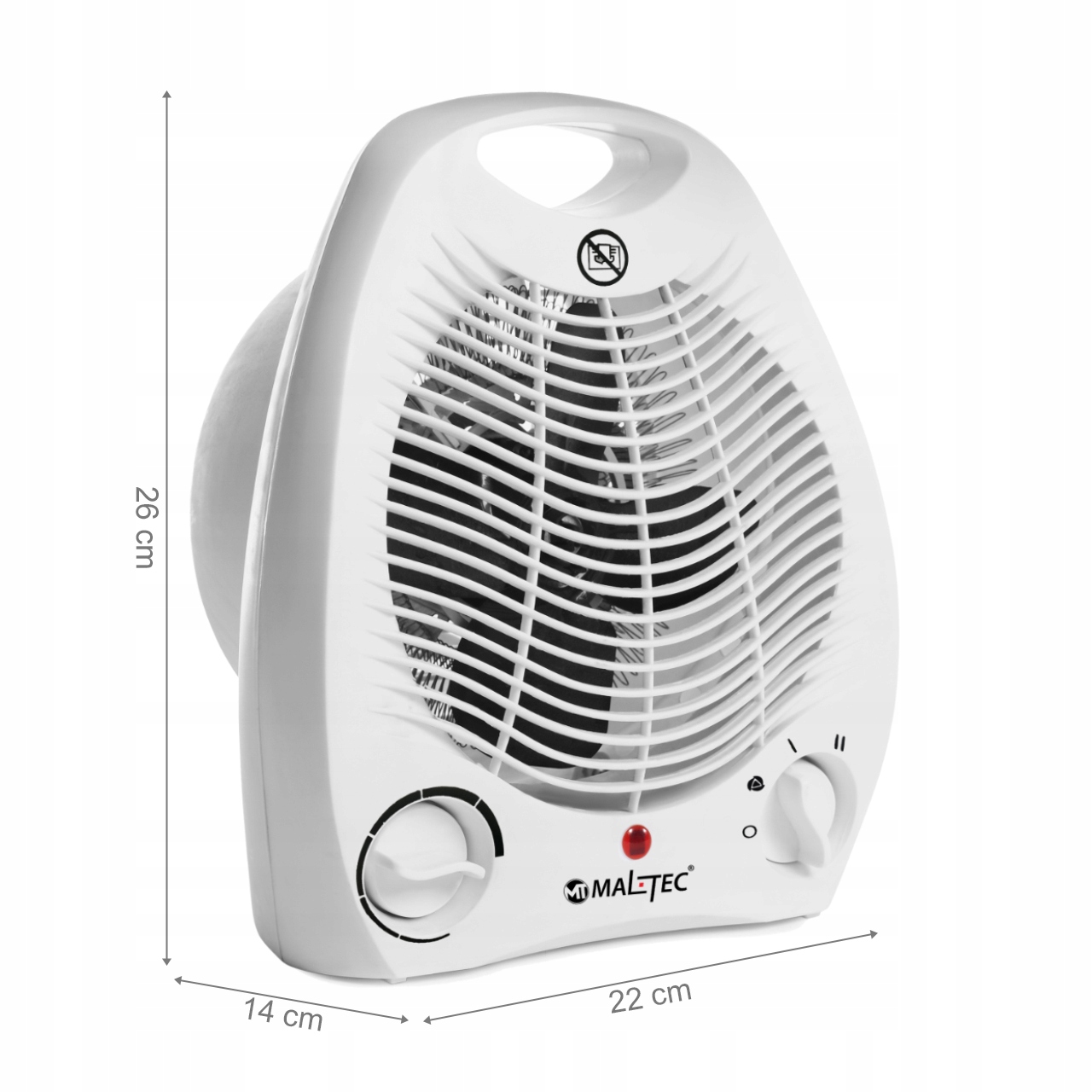 FARELKA GRZEJNIK ELEKTRYCZNY TERMOWENTYLATOR 2000W NAGRZEWNICA ELEKTRYCZNA Moc grzewcza 2000 W