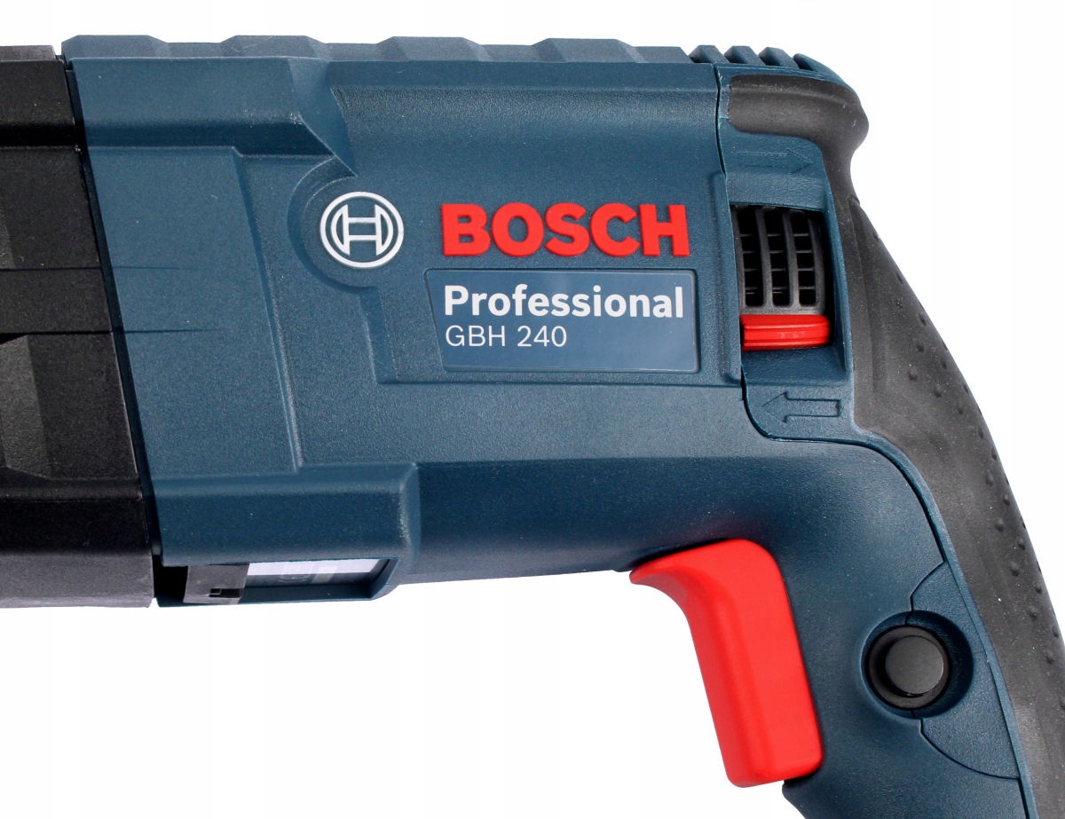 MŁOTOWIERTARKA GBH 240 BOSCH + 6 WIERTEŁ 2 DŁUTA Prędkość obrotowa 930 RPM