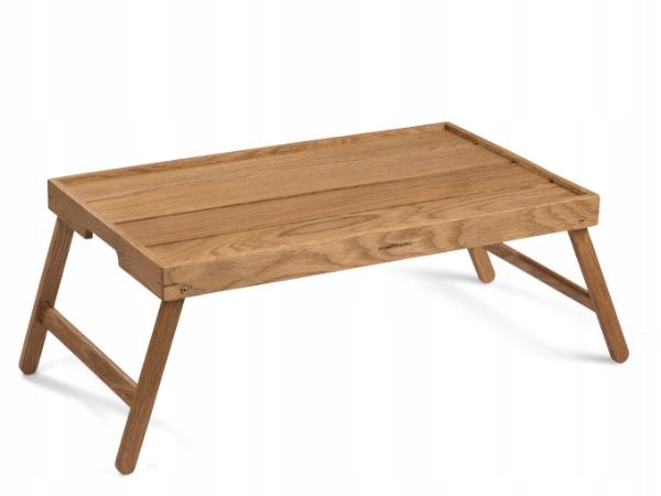 Blomsterbergs Cozy Home Raňajkový stolík skladací Podnos dubový