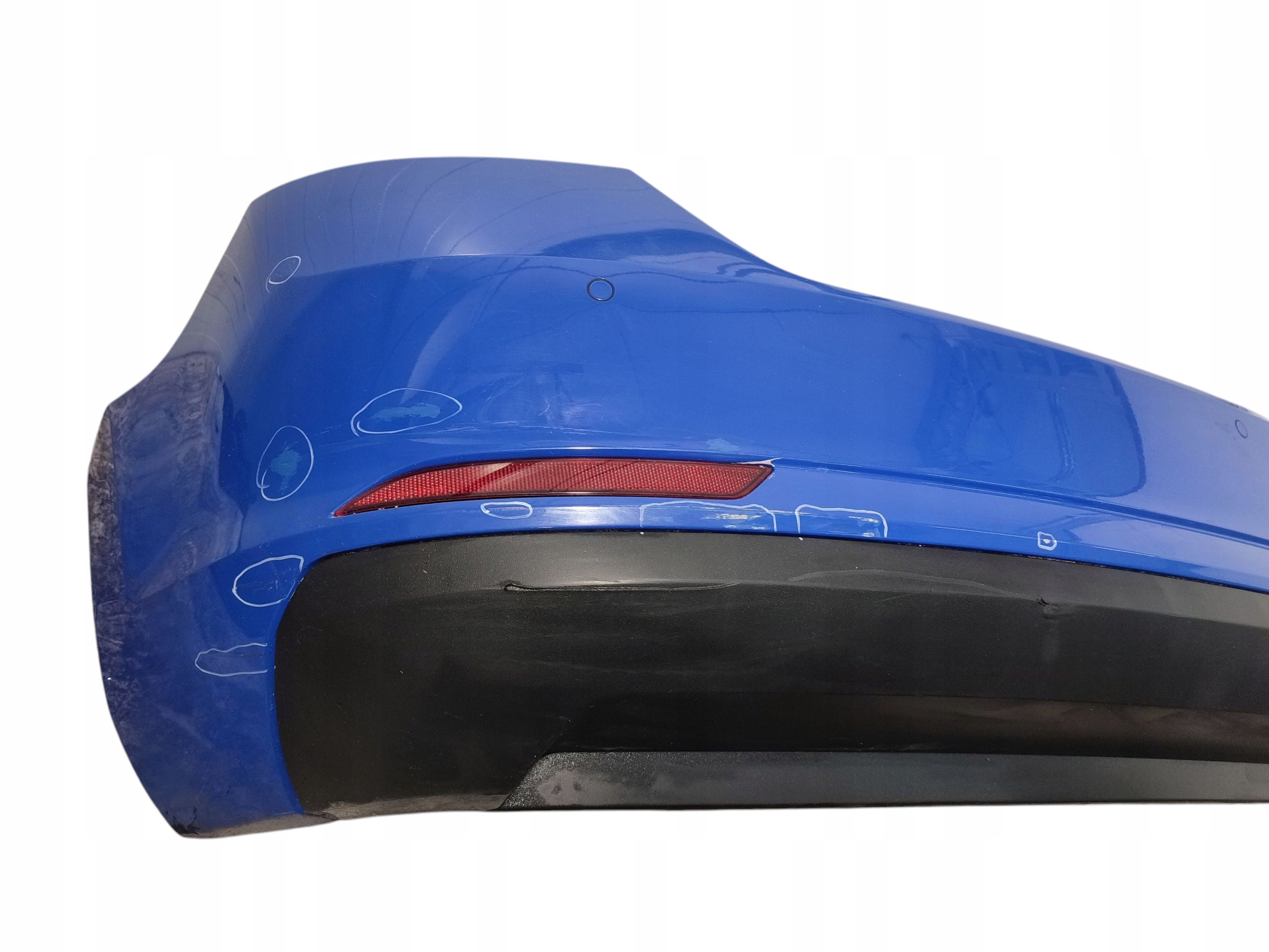 bumper rear part rear SKODA RAPID HB SPACEBACK LAK: LV5F (17-19)