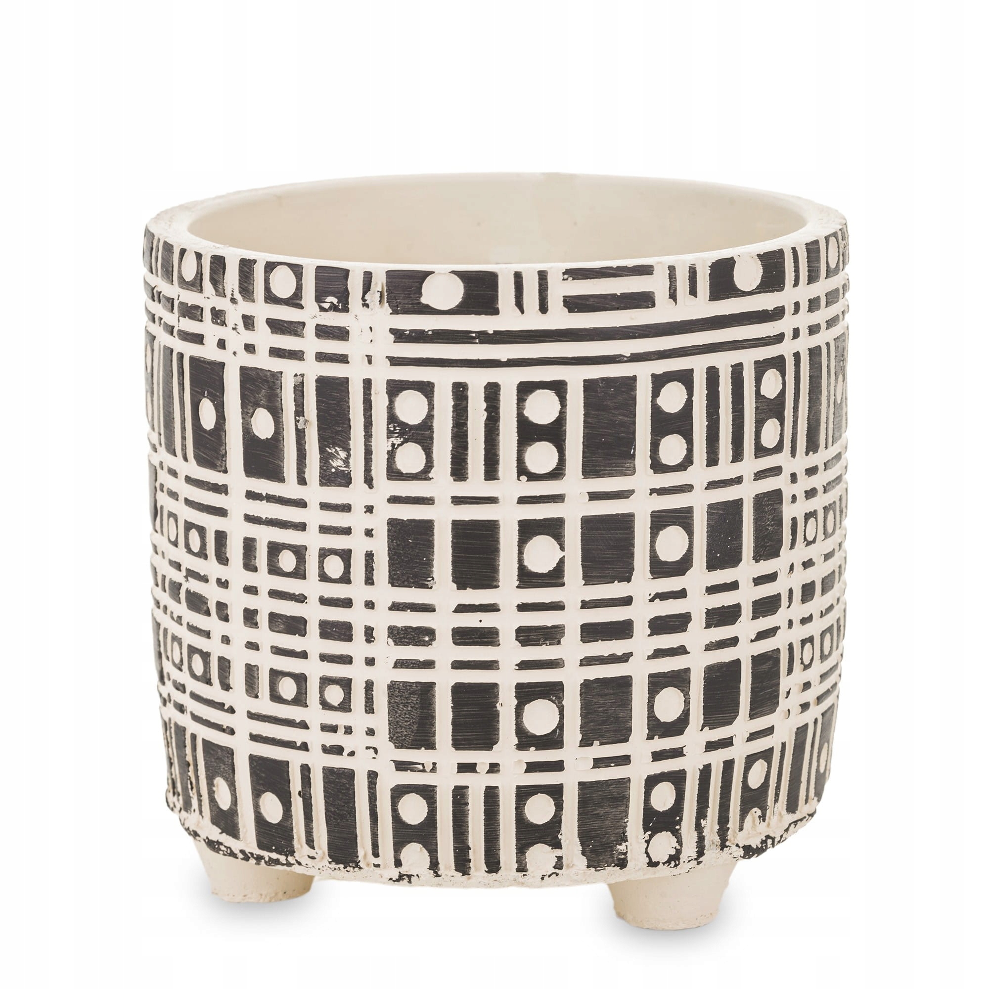 

Osłonka Boho betonowa na nóżkach retro vintage