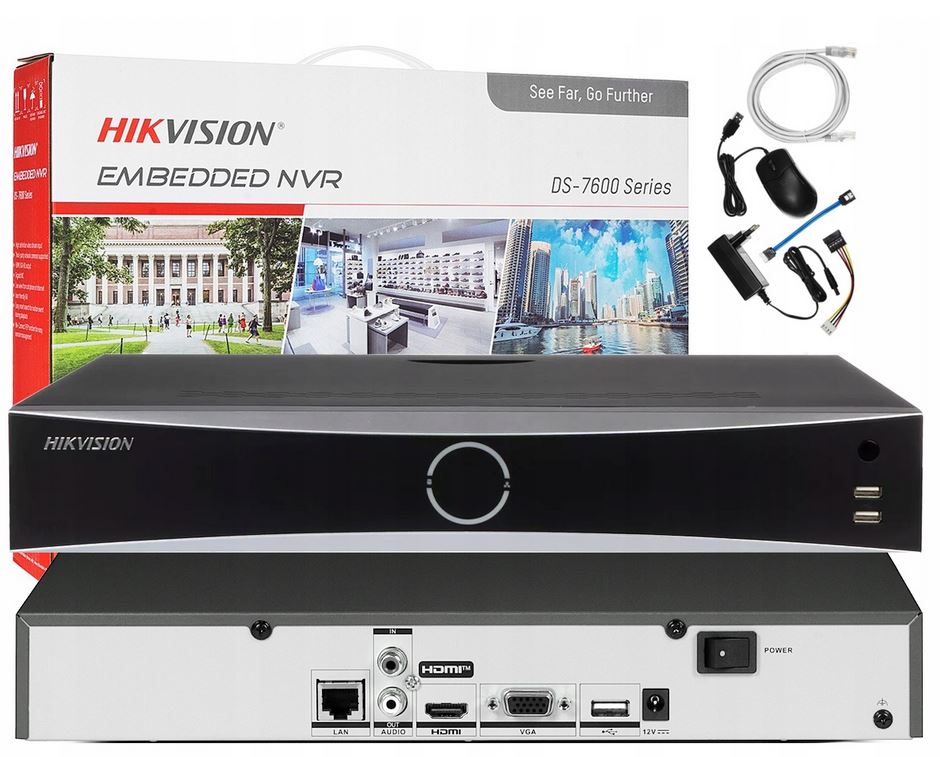 Ip rekordér Hikvision AcuSense DS-7608NXI-K1(D) do 12 MPx
