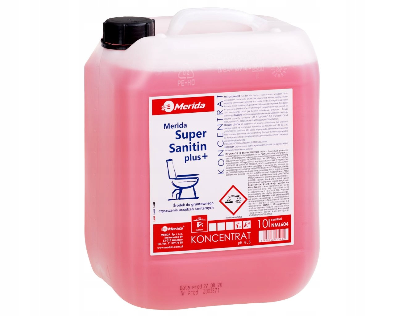 Levně Merida NML604 Sanitin Plus čistič pro důkladné čištění spotřebičů