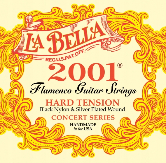 La Bella 2001 Flamenco Hard Tension Struny do gitary klasycznej