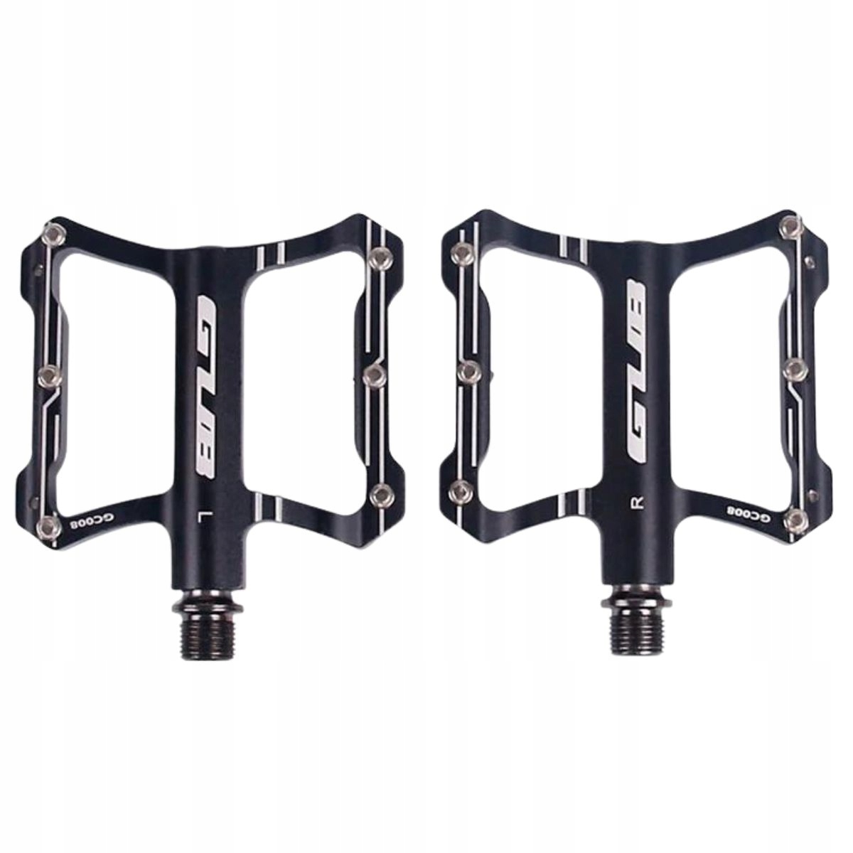 PEDAŁY PLATFORMOWE ALU GUB GC008 CZERWONE Kolor dominujący pomarańcze i czerwienie