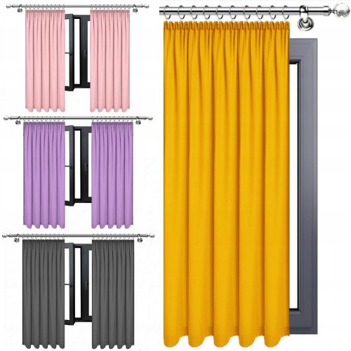 

Piękne Zasłony Na Żabki 140x200 Zasłona Na Taśmie!