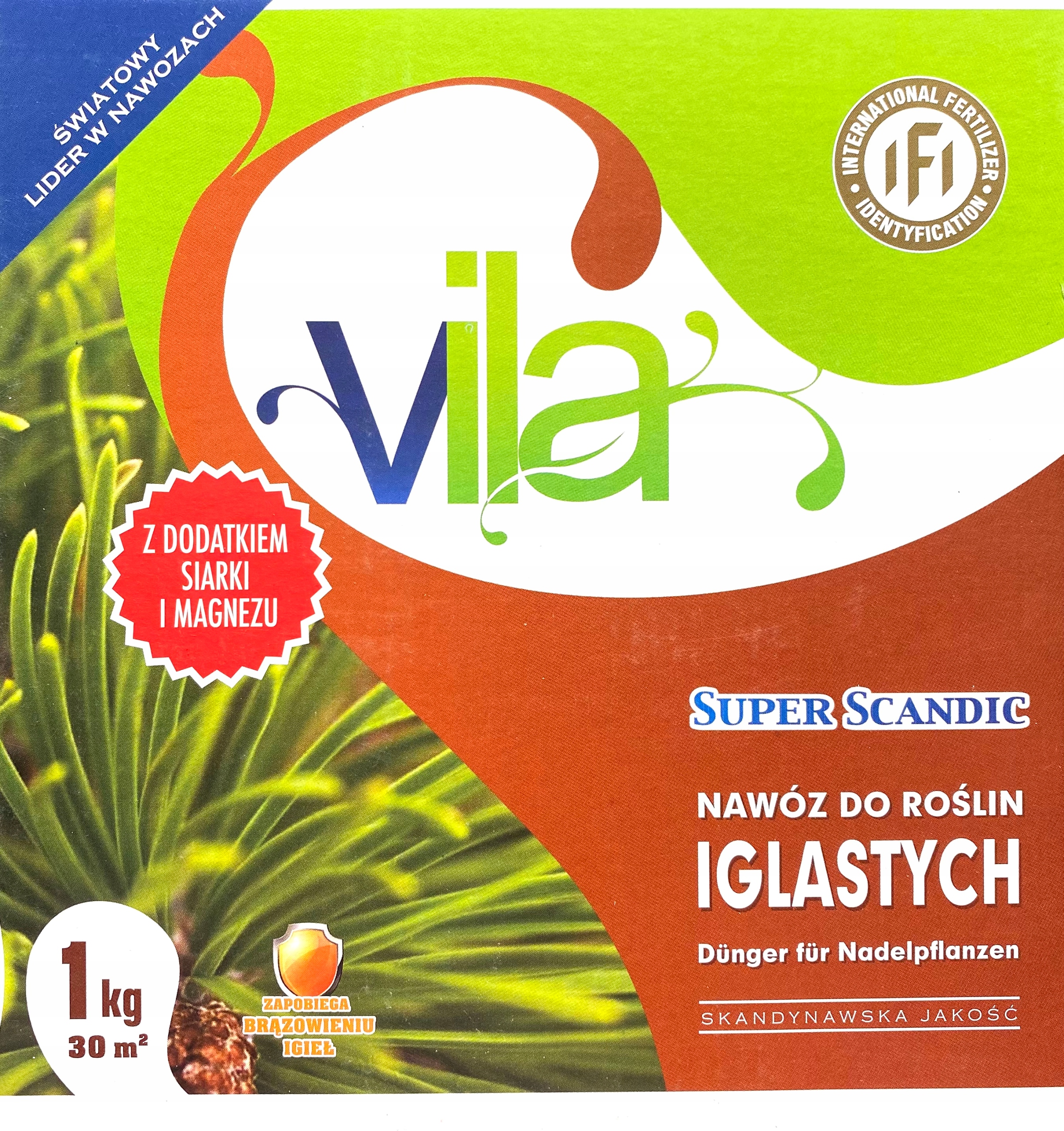 

Nawóz Do Roślin Iglastych 1KG 30M2 Vila