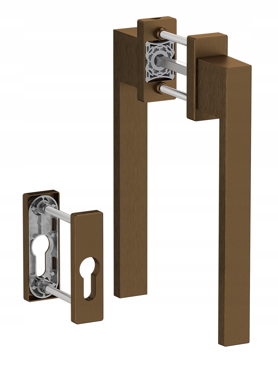 Kľučka na posuvné dvere psk/smart slide F4 brúsená rozety