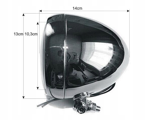 REFLEKTOR LIGHTBAR LAMPA PRZÓD 4,5 CALA CHROM E4 Producent inny