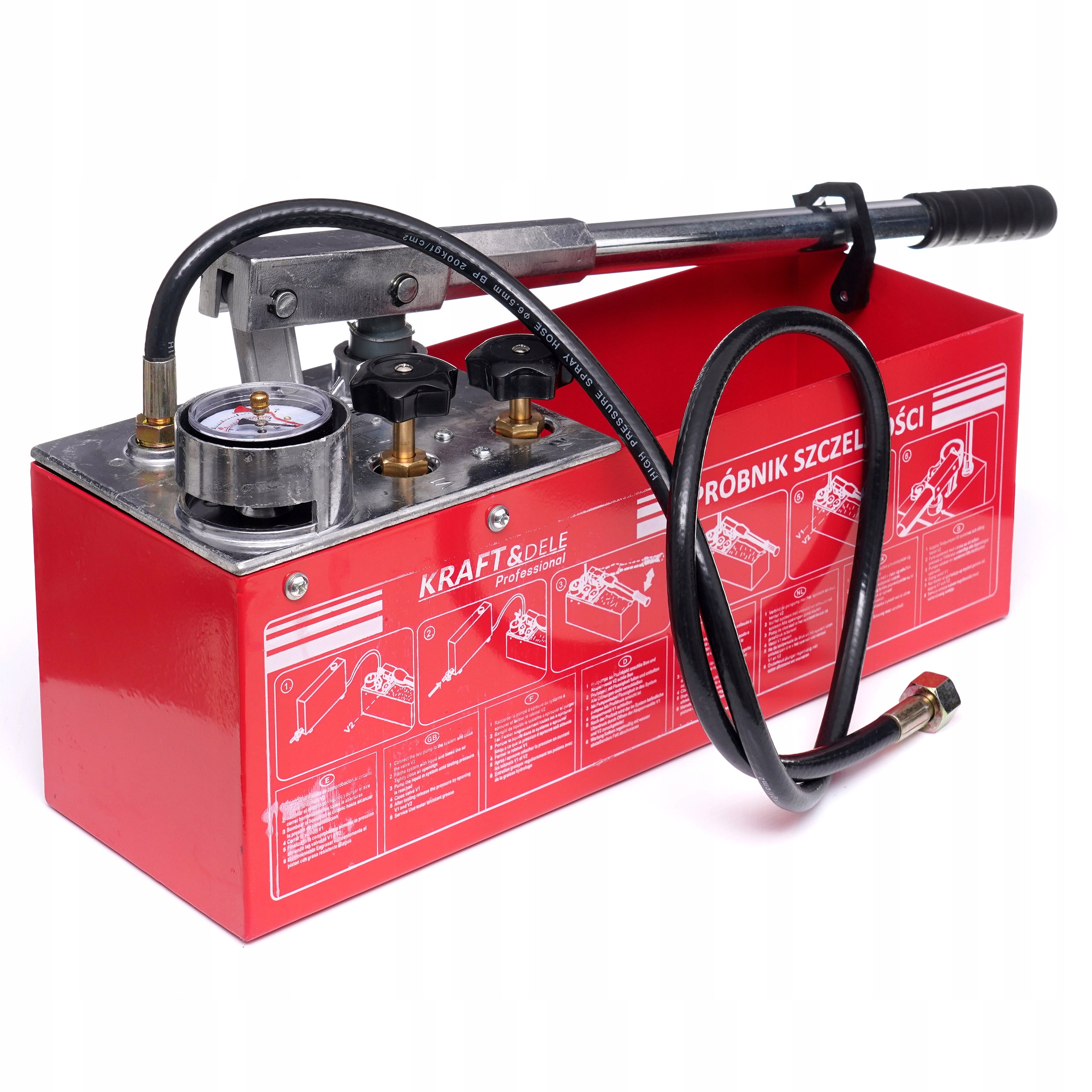 Kontrolné Čerpadlo Pre Tlakové Skúšky 0-50KG 45ML 12L