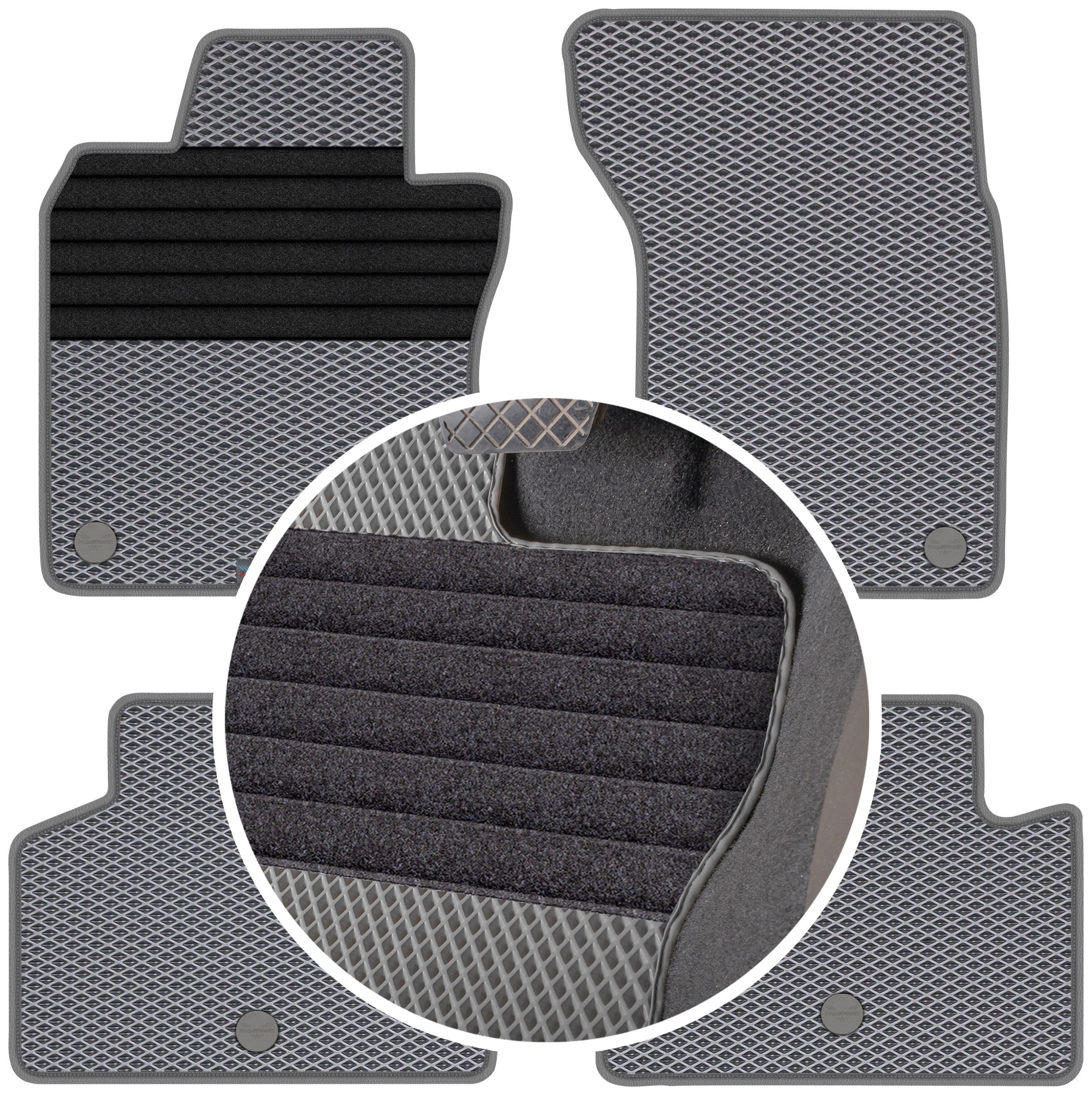 Infiniti Q50 Sd 2013- Gumové rohože Eva Eternity Romby