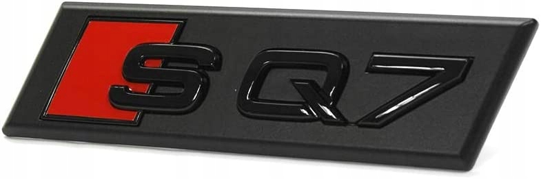 Емблема Значок Логотип Audi Sq7 ЧОРНИЙ ПЕРЕД Оригінал.