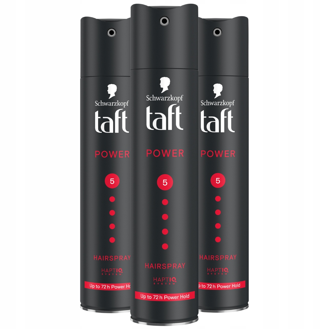 2x Taft Power Lak na vlasy Sada 3x250 ml