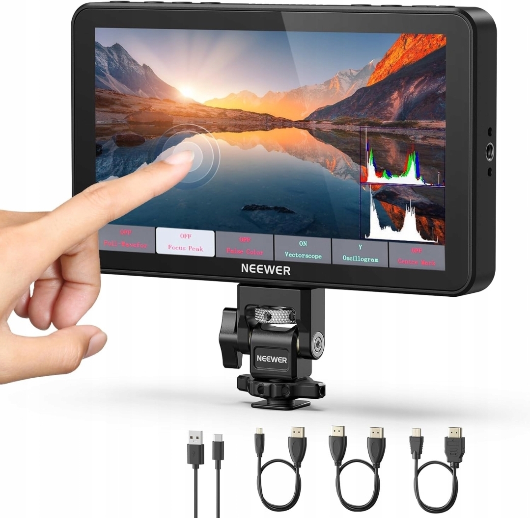 Neewer F700 7" Monitor pola kamery 2000nit Hd 1920 x 1080 Ips 4K Hdm