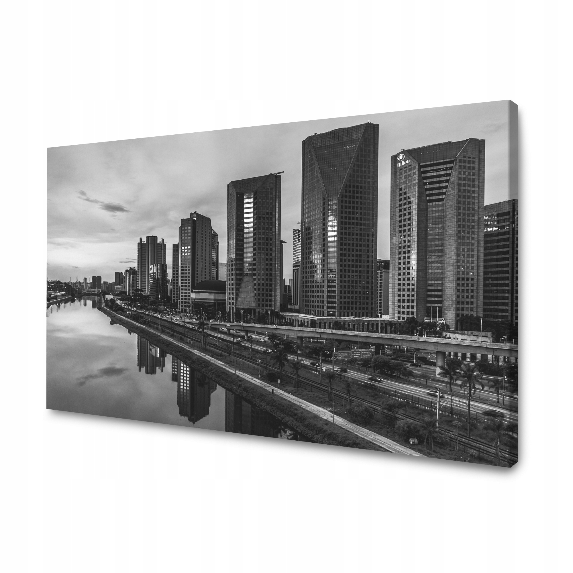 Obraz Canvas Sao Paulo černobílý 120x70 cm