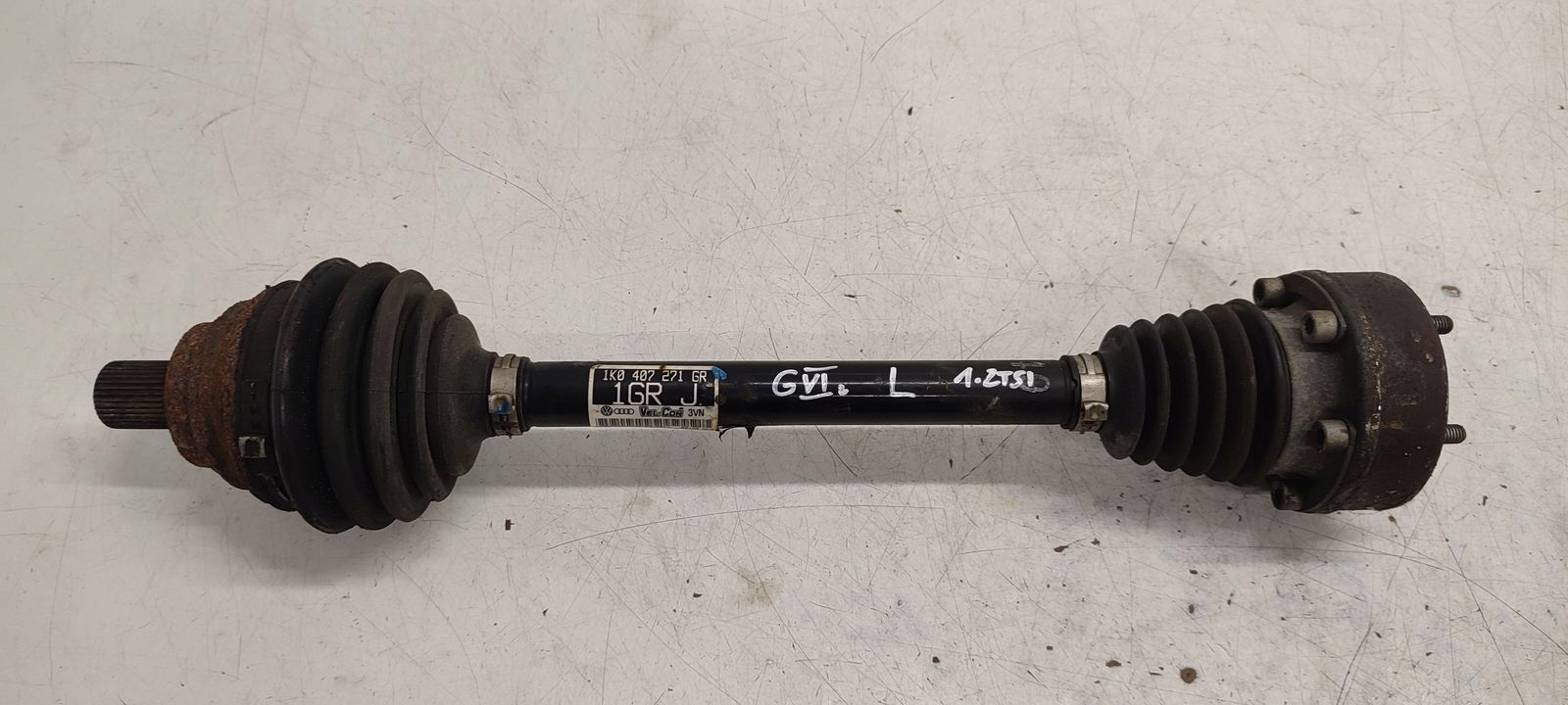 semi-axis left short. VW Golf VI 1,2 TSI