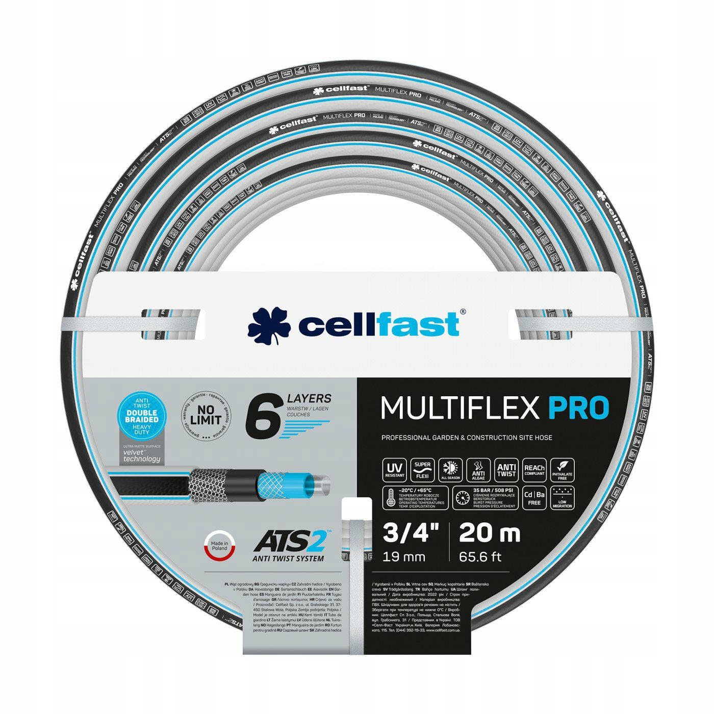 Cellfast Hadice Multiflex Pro ATS2 1/2" 20 m
