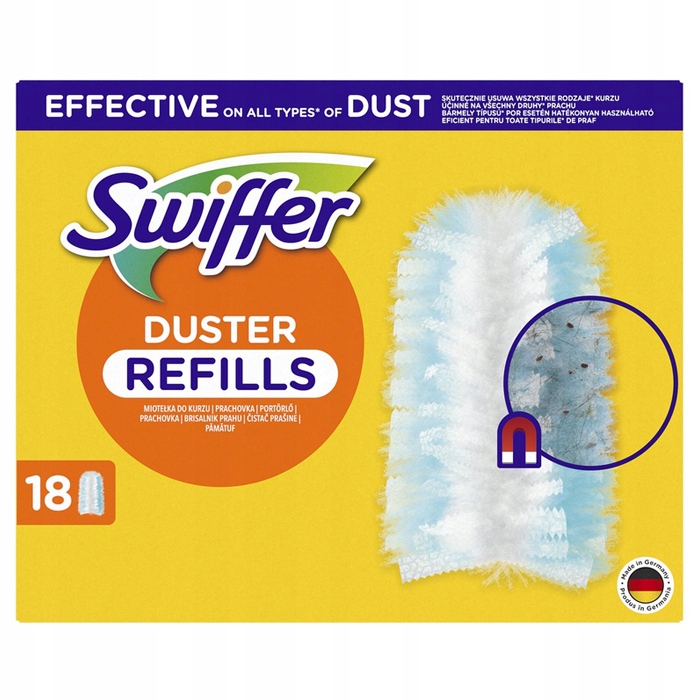 Swiffer Duster metla na prach, metly, kartáč, náhradní náplň, sada 18 ks