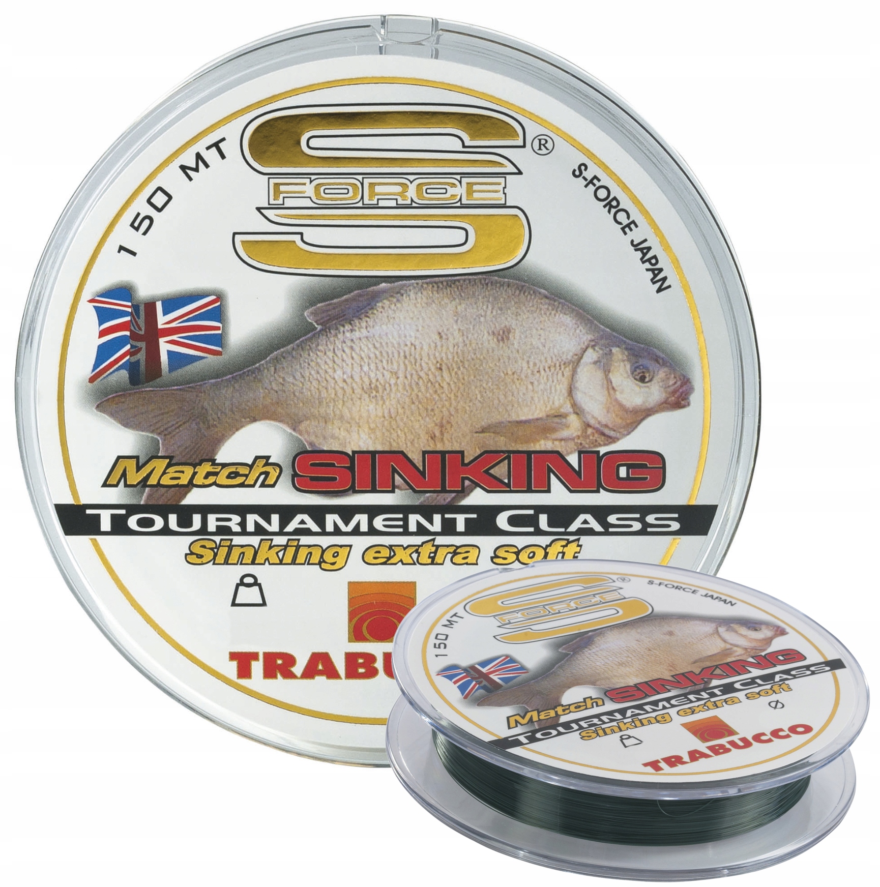 Żyłka Trabucco S-force Match Sinking 0,18 mm 150 m wędkarska szybko tonąca