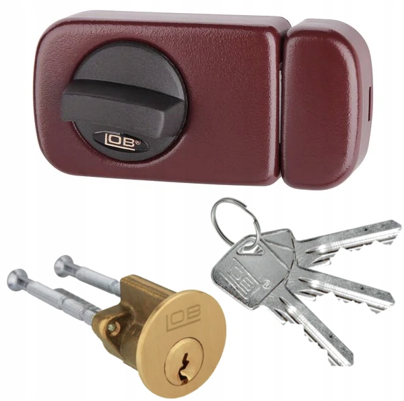 Lob Přídavný zámek TB51 vrchní hnědý 3 klíče