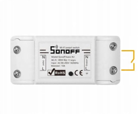 

Sonoff Basic beznapięciowy Brama Furtka Drzwi WiFi