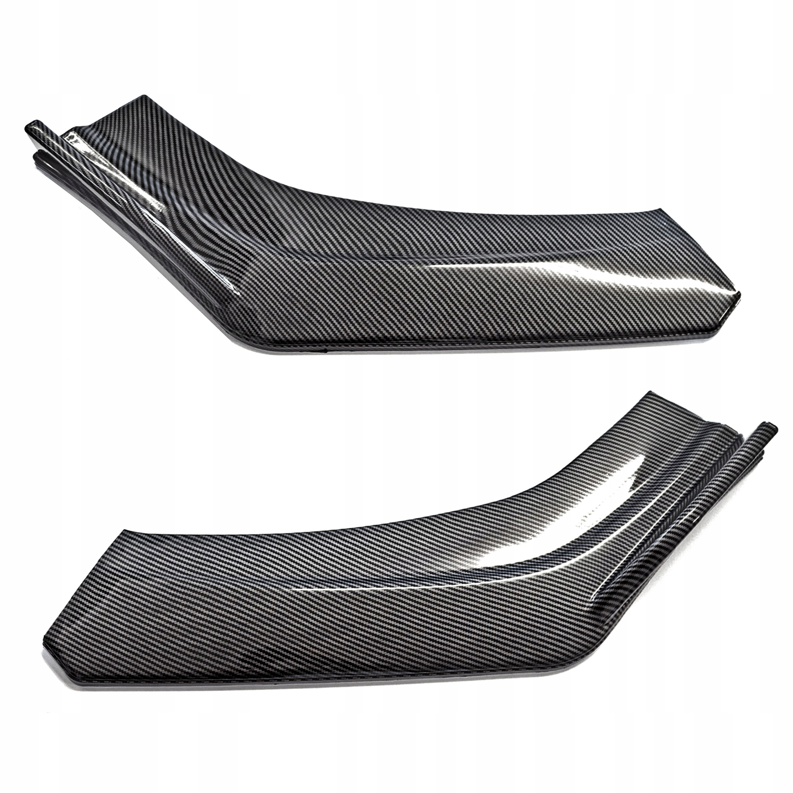 EPTUNING029 SPLITTER PRZEDNIEGO ZDERZAKA DO SAMOCHODU - CZARNY CARBON Producent części Inny