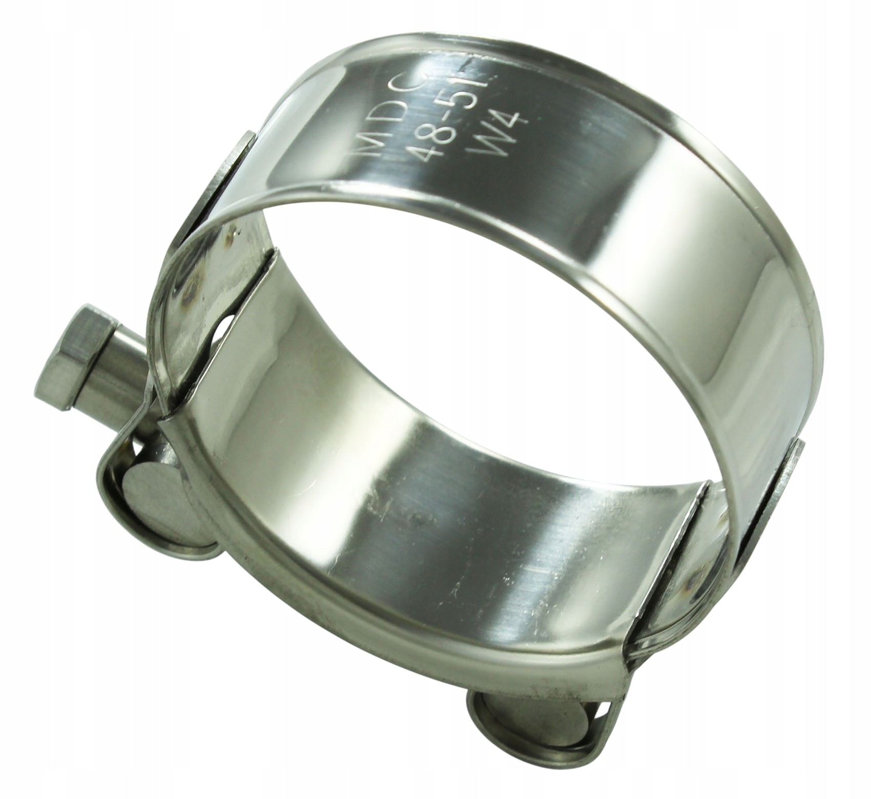 MDC Obejma 48-51mm Gbs W4 Nierdzewna 304SS Opaska Sgb wąż Turbo Intercooler