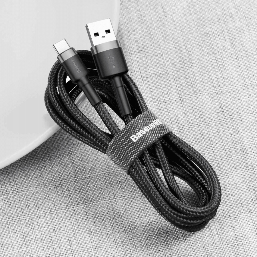 BASEUS Kable USB-C 1m Szybkie ładowanie Wzmocniony Oplot USB Typ-C QC 3.0 Marka Baseus