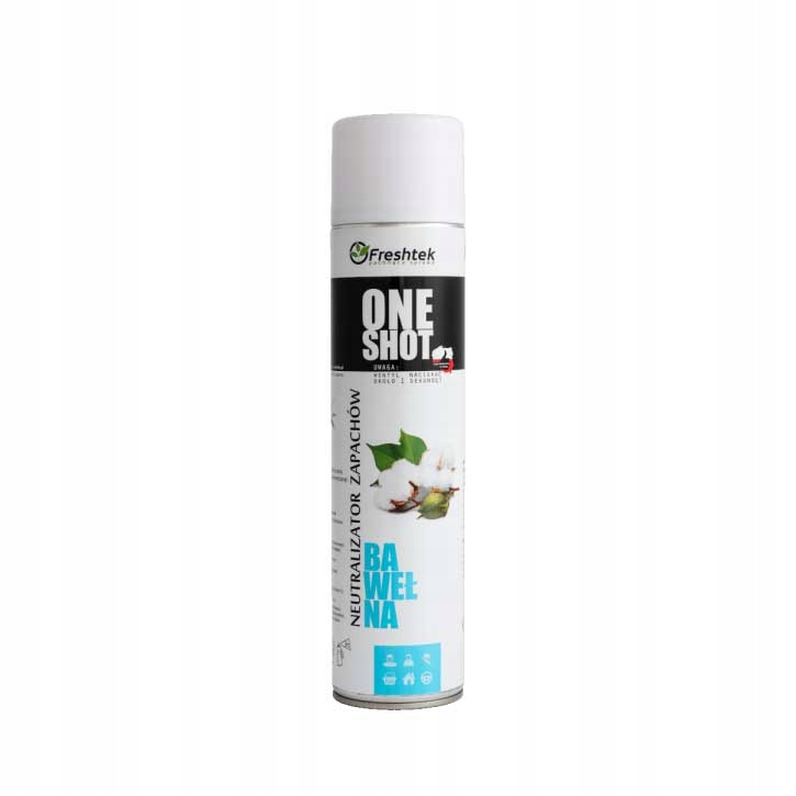 

Freshtek One Shot Neutralizator zapachów Bawełna