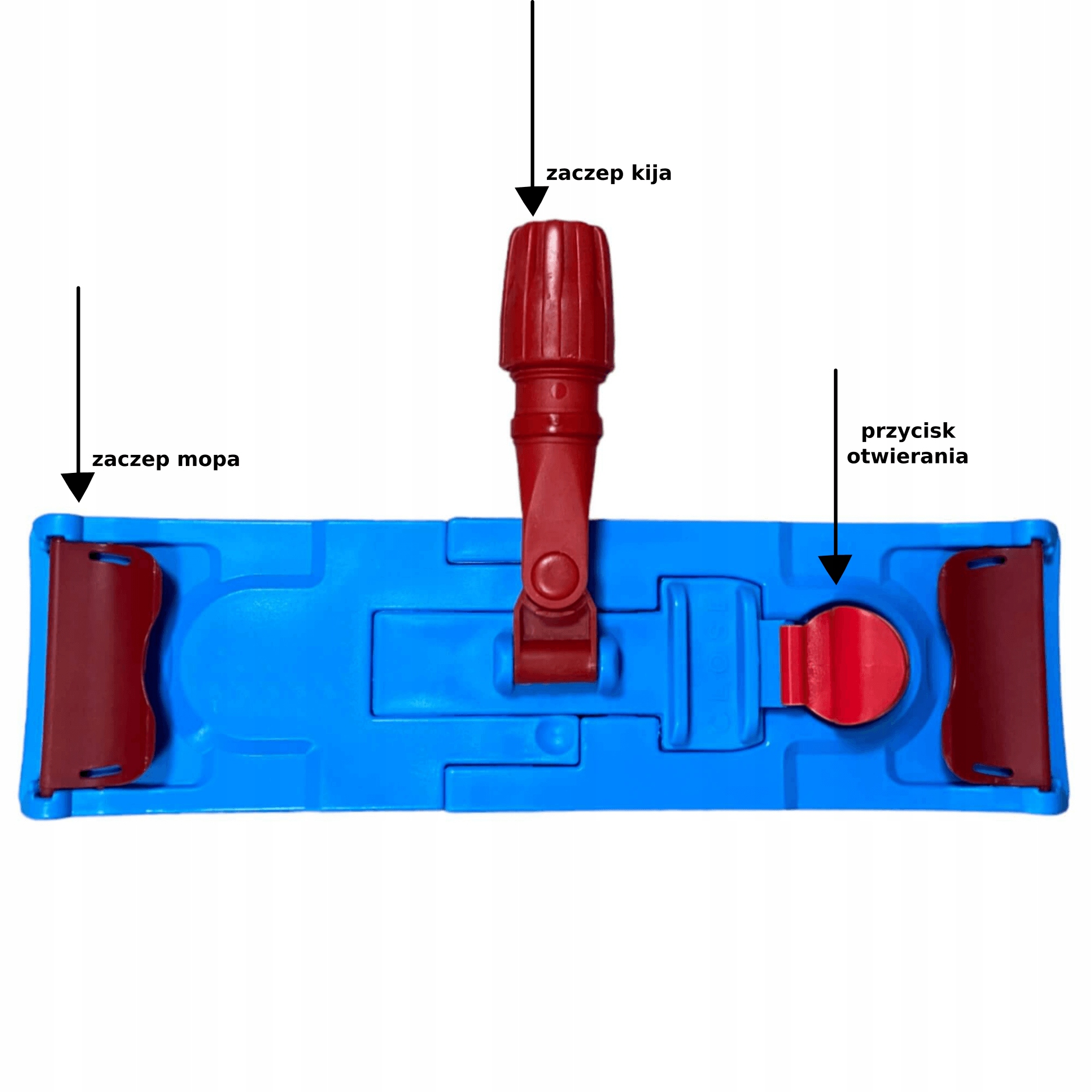 PROFESJONALNY MOP KLIPS SPEEDY BAWEŁNA 40 CM Kolor inny