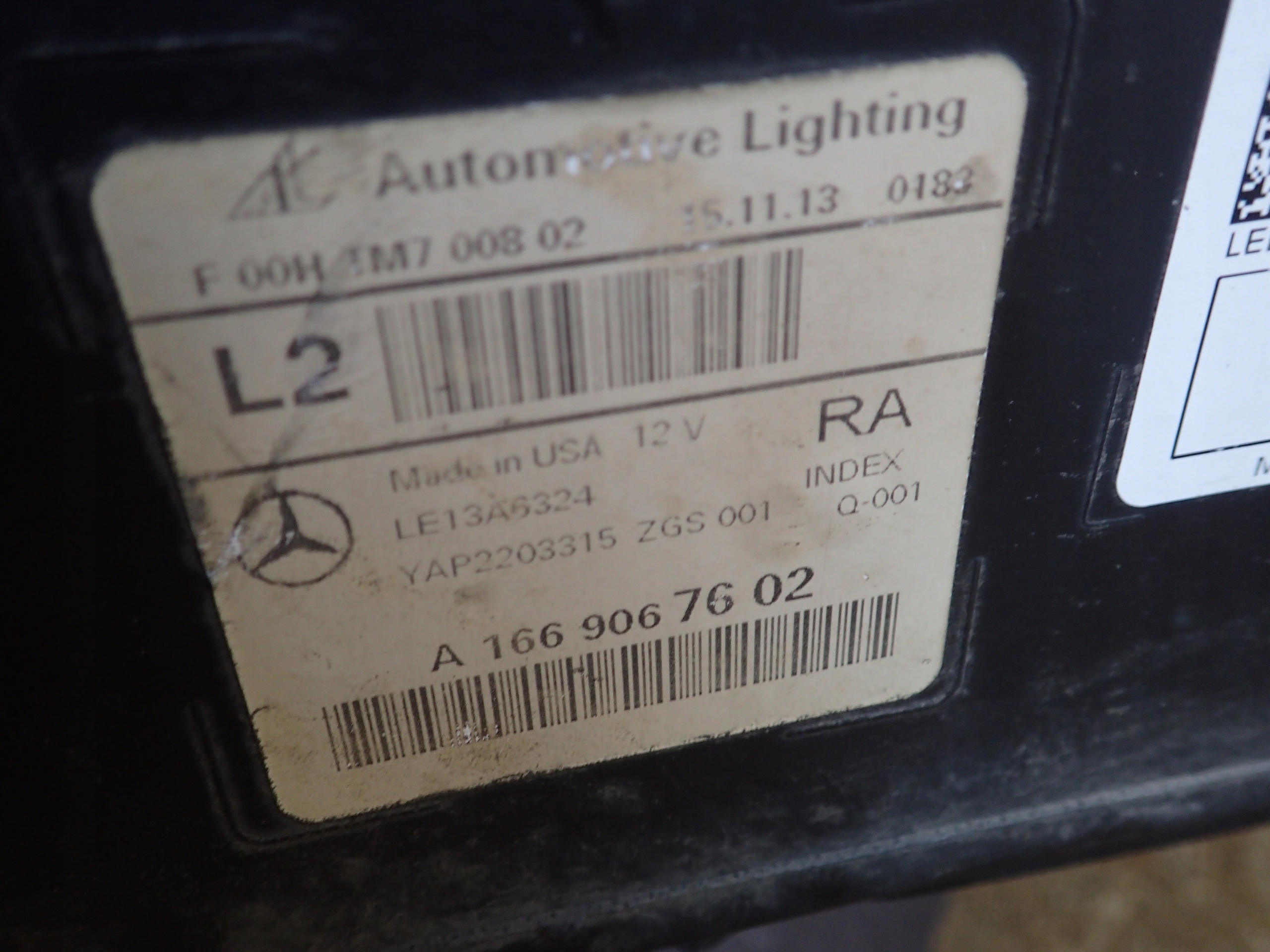 LIGHT FRONT RIGHT MERCEDES GLE W166 ILS FULL LED