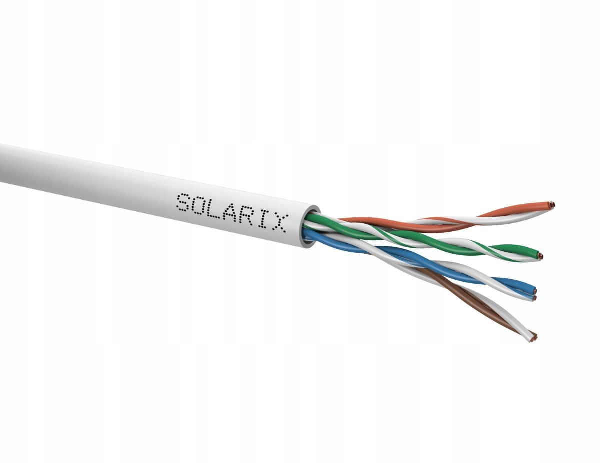 Inštalačný kábel Solarix CAT5E Utp Pvc Eca 100m/ box SXKD-5E-UTP-PVC…