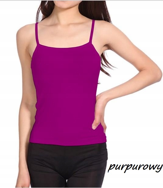 TOP RAMIĄCZKA KOSZULKA BOKSERKA BAWEŁNA IDEAL Płeć kobieta