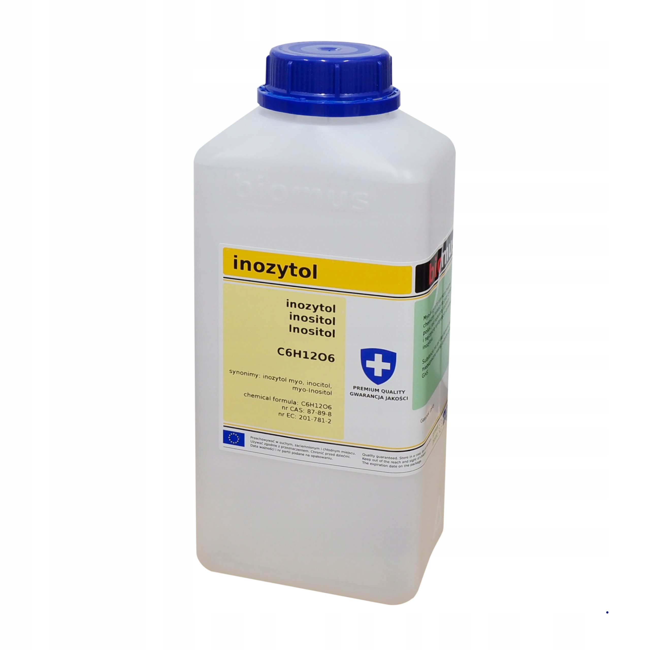 Inozytol myo inositol bez gmo 1kg czysty Biomus