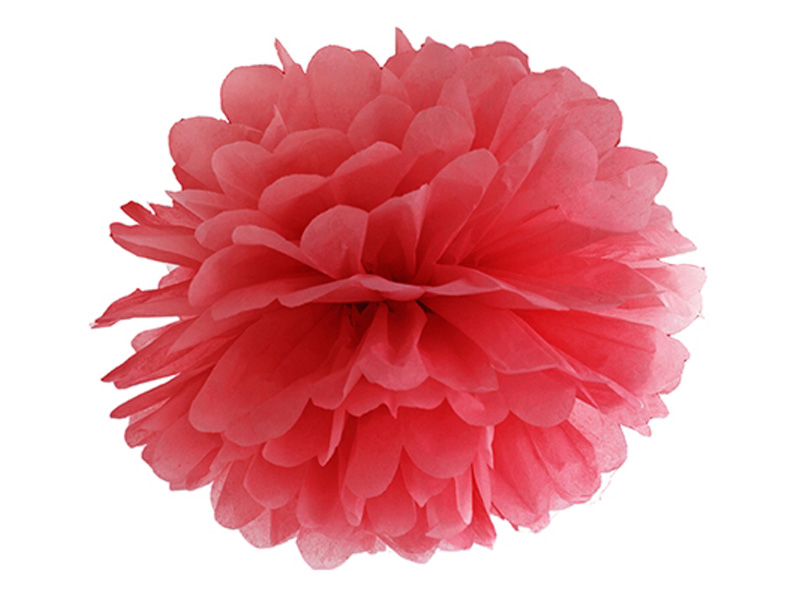 

Pompony Bibułowe Dekoracja Sali 35cm Czerwone