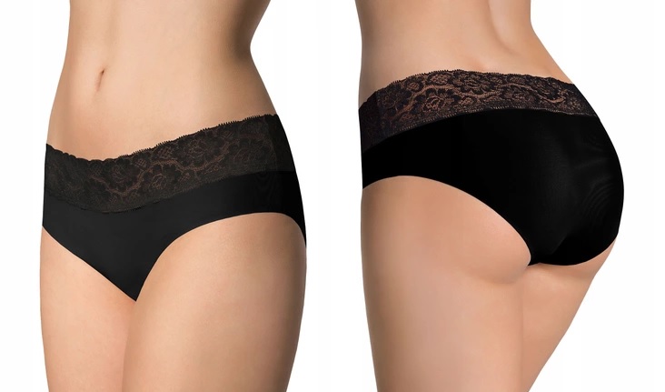 

Julimex figi bezszwowe Hipster Panty L czarne