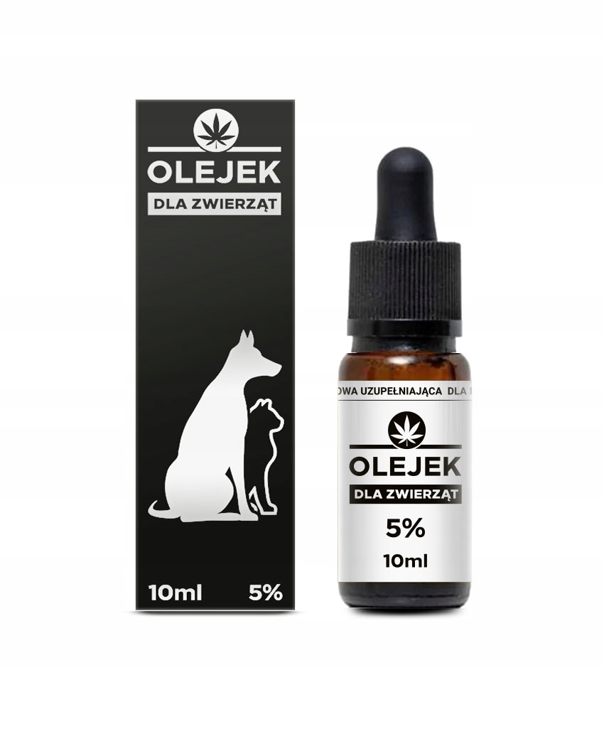 

Olej z konopi dla zwierząt Cbd 5% Sativa Poland
