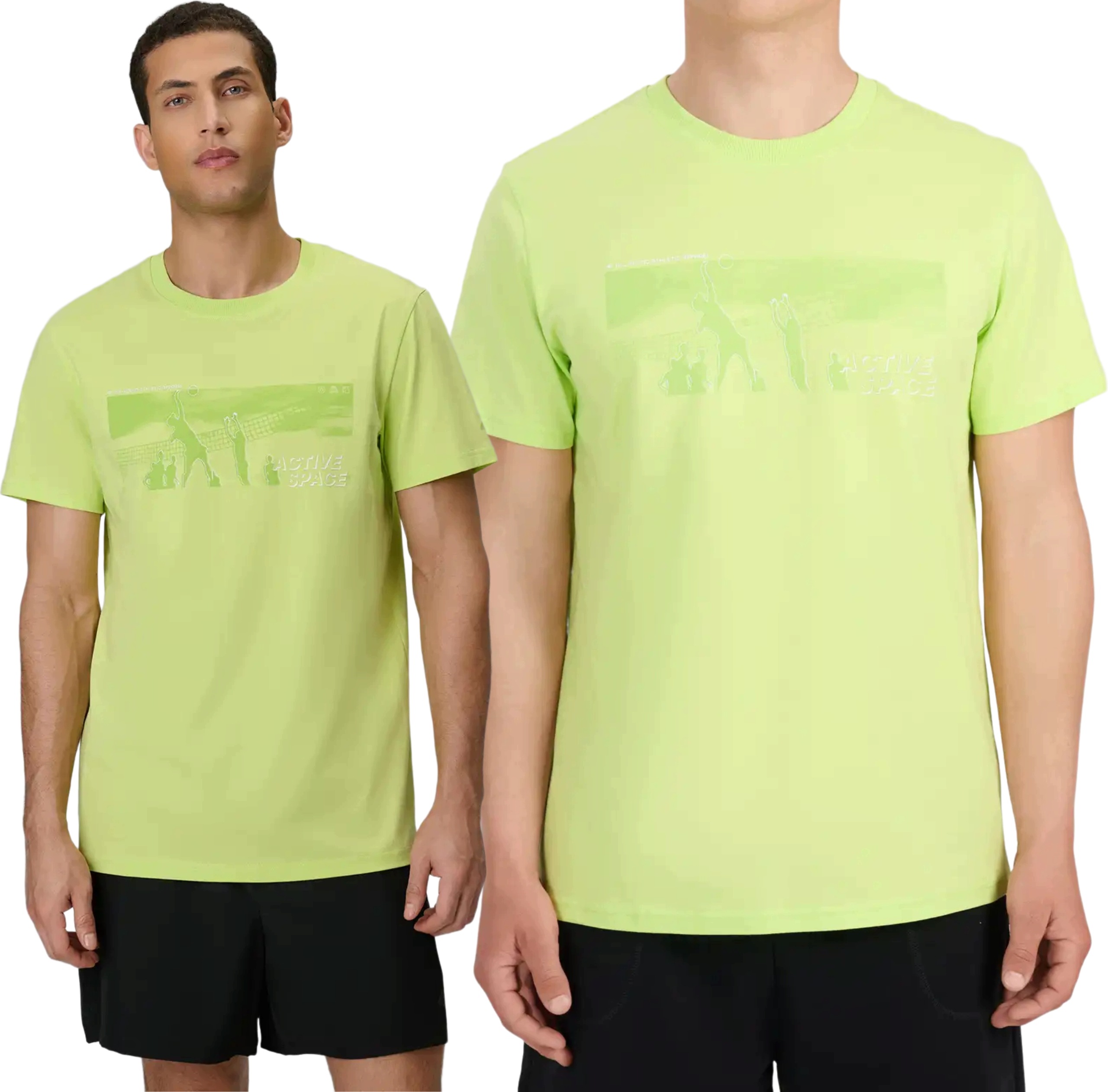 4F Koszulka męska t-shirt TTSHM3035 100% Bawełna Regular XL