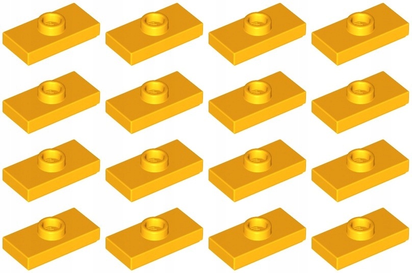 

Lego 15573 Płytka 1x2 pomarańcz jasna (5g) 16 szt