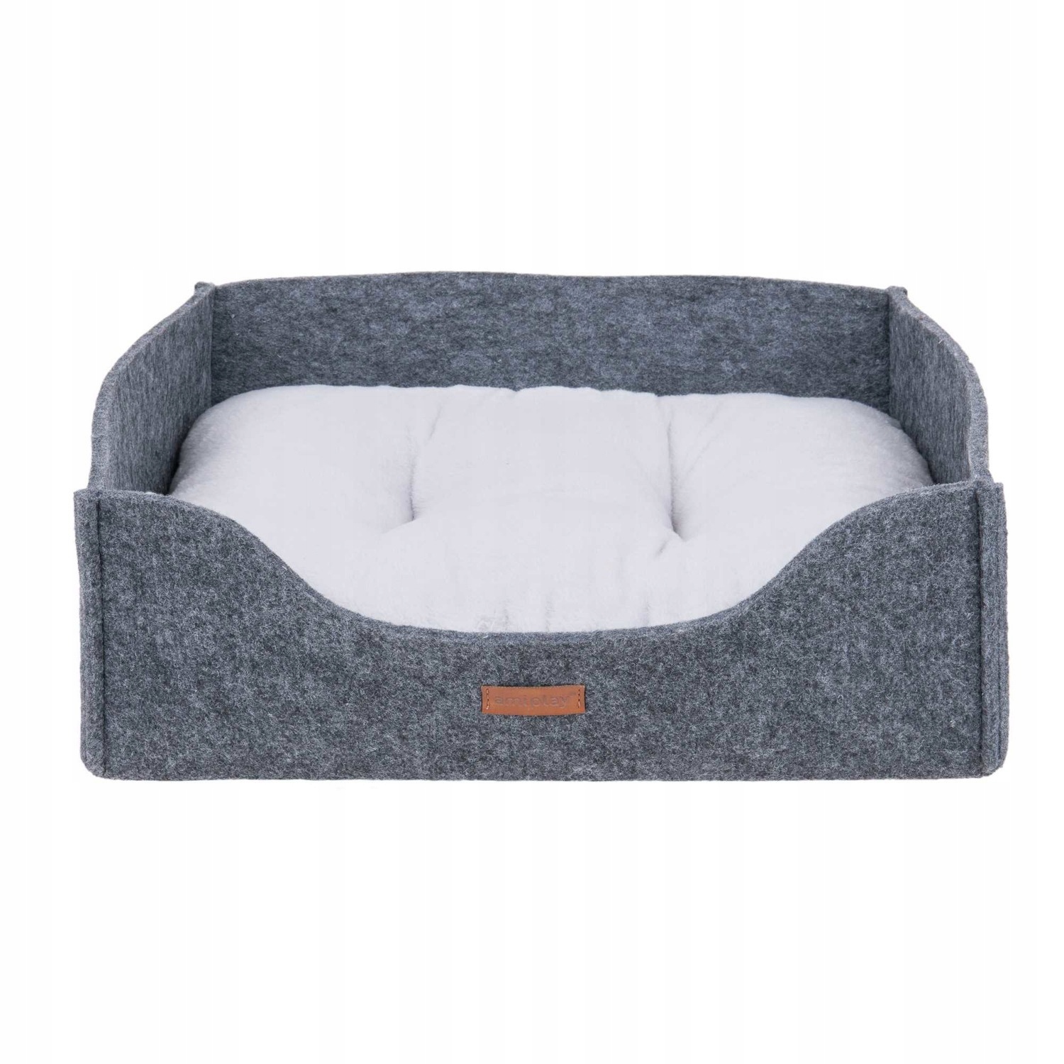 

amiplay Sofa legowisko dla Psa 2in1 Hygge S Szary