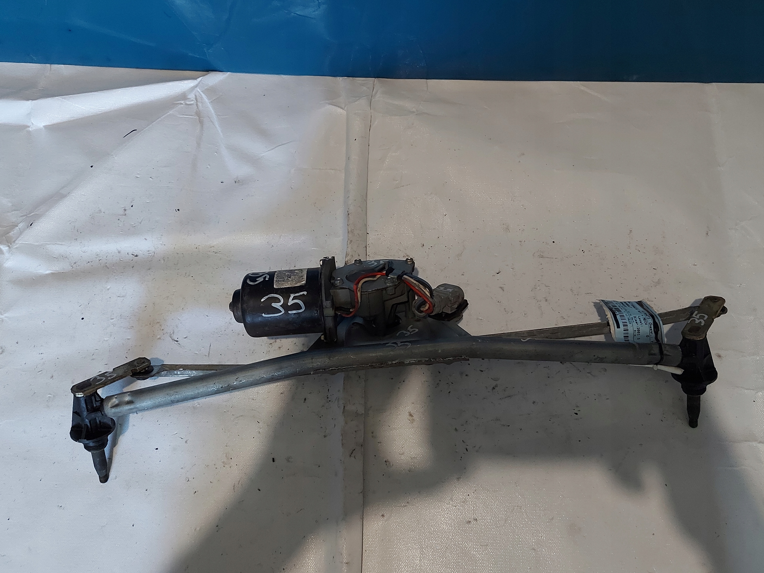 wiper mechanism KANGOO 2001 R 54115517 front