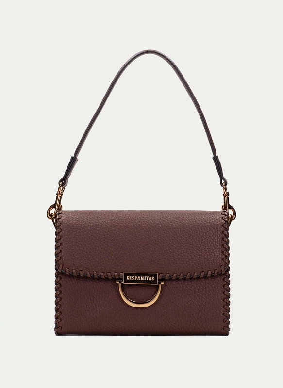 Španělská kabelka s klopou Hispanitas BI254148 Hnědá