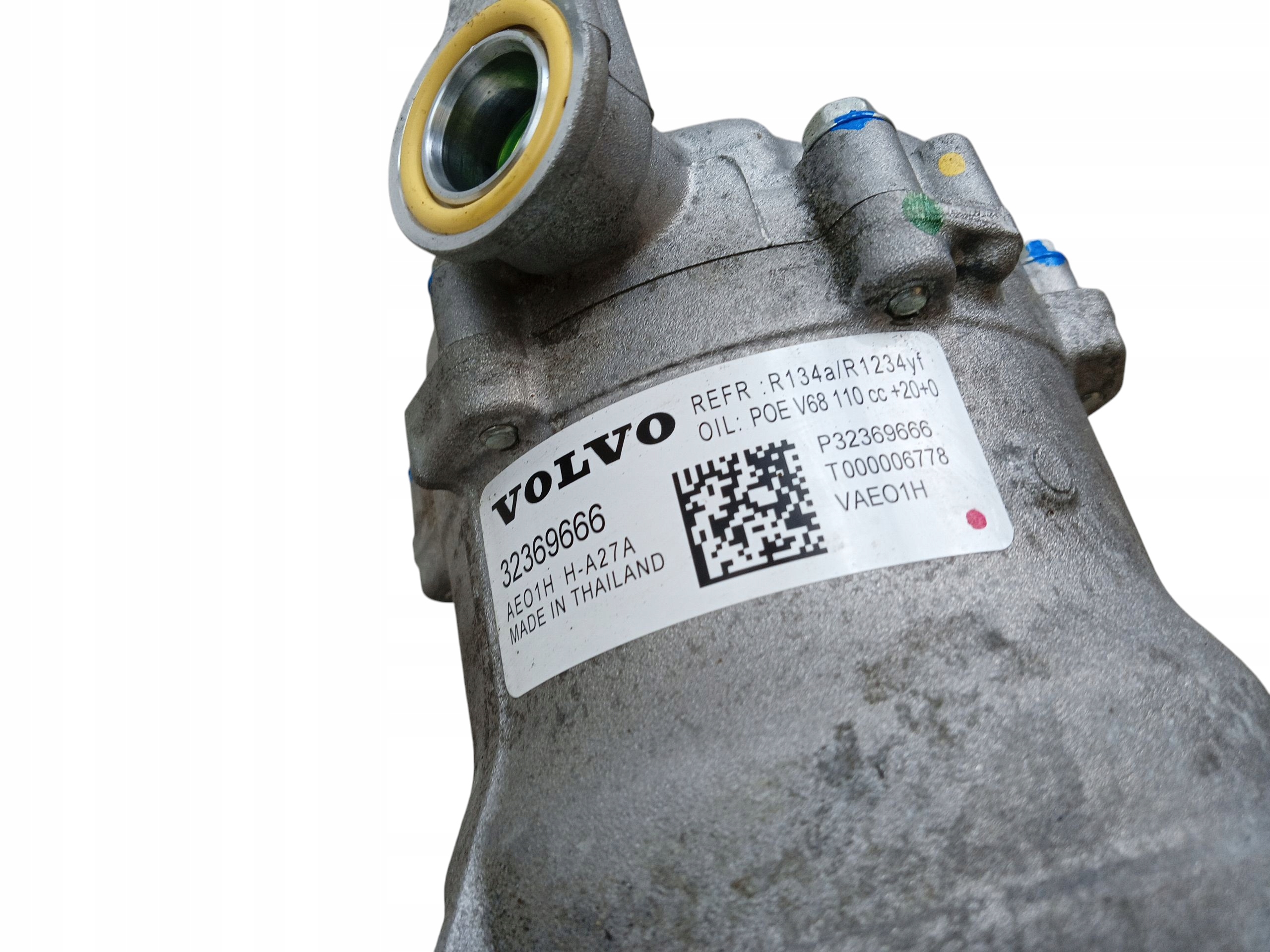 compressor; compressor of the air conditioning VOLVO XC40 RECHARGE E400V12 32369666