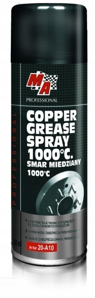 

Moje Auto 400ML Smar Miedziowy Miedziany Spray