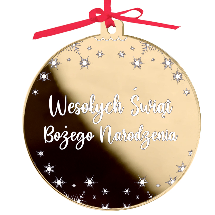 

Złota Bombka Na Choinkę złote bańki święta