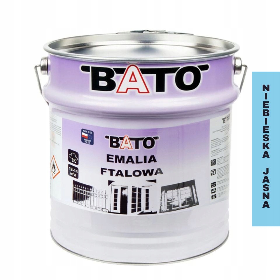 Bato Ftalový email na dřevo světle modrá Barva dřevo 10 l